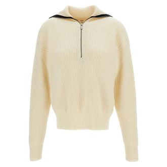 Barena Zip-throughs - Dames - Coltruien - Wit - XS - Truien & Vesten