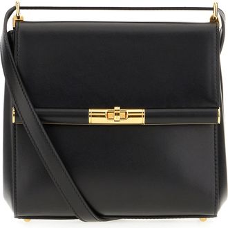 Dolce & Gabbana Black Leather Marlene Crossbody Bag