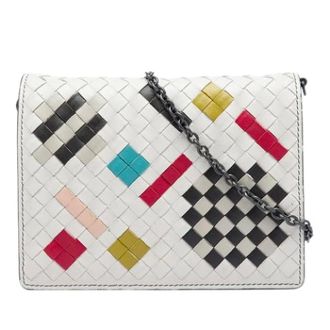 Bottega Veneta Tweedehands leren portemonnees - Dames - Pre-owned - Veelkleurig - Maat: ONE Size Leer