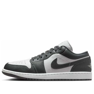 Air Jordan 1 Low Grey White 553558-044