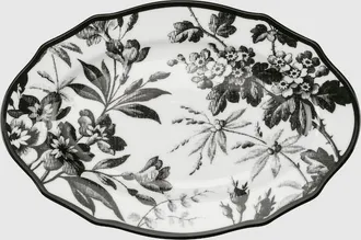 Gucci Herbarium Hors Doeuvre Plate, Black