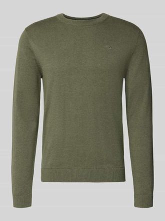 Tom Tailor Regular Fit Strickpullover aus reiner Baumwolle in Oliv, Gr&ouml;&szlig;e XXXL