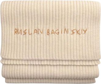 Ruslan Baginskiy Wollen sjaal - Dames - Accessoires - Beige - Maat: ONE Size Wol