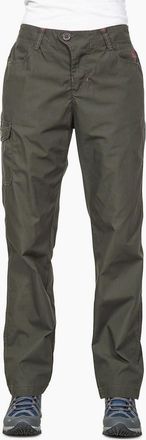 Trespass Womens Rambler Solid Patterned Straight Cargo Trousers - Green - Size: 14/30in
