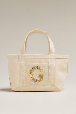 Maeve The Hartley Monogram Mini Canvas Tote by Maeve