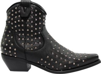 Zoe Enkellaars - Dames - Cowboylaarzen - Zwart - 36 EU - Schoenen