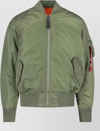 Alpha Industries nylon oversized reversible padded bomber jacket
