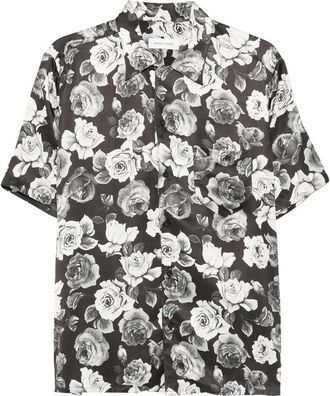 Ernest W. Baker Rose-print Shirt