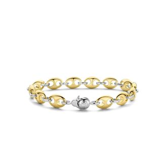 Ti Sento Womens Coffee Bean Bracelet In Gold/silver
