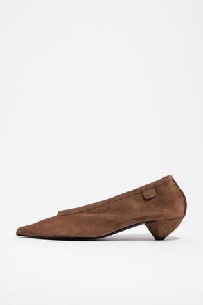 Bimba & Lola Suede Mid Court Shoe in Taupe at Nordstrom, Size 35