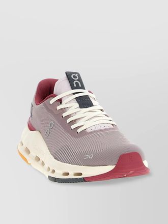 On mesh rubber sole sneakers