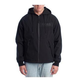 Michael Kors La Tigres Hooded Jacket - Heren - Vesten met rits - Zwart - M - Polyester - Hoodies & sweatvesten