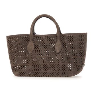 Gianni Chiarini Tote Bags, female, Brown, Size: ONE SIZE Mashup Handbag
