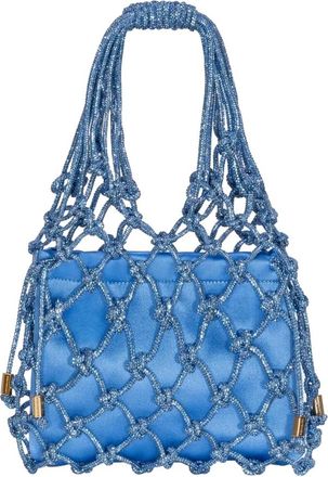 Hibourama Bags Carrie Bag - Dames - Tassen - Blauw - Maat: ONE Size Satijn