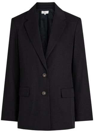 Vince Woven Blazer - Black - 4 (UK8 / S)