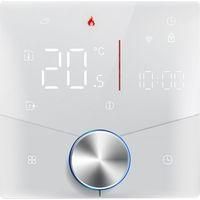 OEM Termostato Inteligente Wifi Tuya, Control Por Voz, Bot&oacute;n De Control De Temperatura Digital Semanal Programable Con Color De Luz Variable Para Calefacc