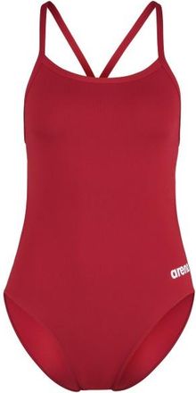 Arena Team Swimsuit Challenge Solid Badeanzug f&uuml;r Damen | rot