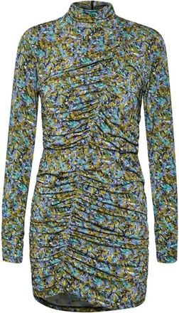 Gestuz Korte dagjurk - Dames - Jurken - Groen - Maat: L Viscose