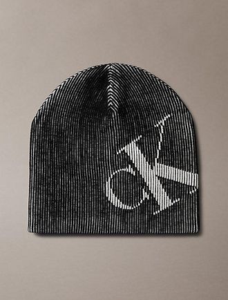 Calvin Klein Gorro De Punto Con Logotipo Gr&aacute;fico