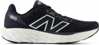 New Balance Womens Fresh Foam X 880V14 Running Shoes In Black With Sea Salt And Silver Metallic