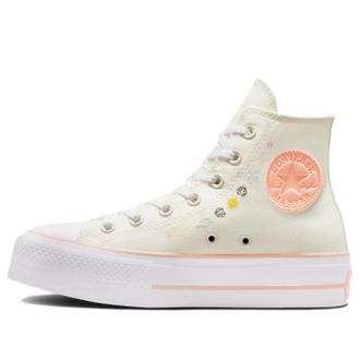 Converse (WMNS) Converse Chuck Taylor All Star Lift HI Shoes Floral Embroidery A03516C