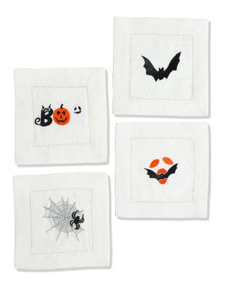 Tiramisu Set Of 4 Haunted Night Cocktail Napkins