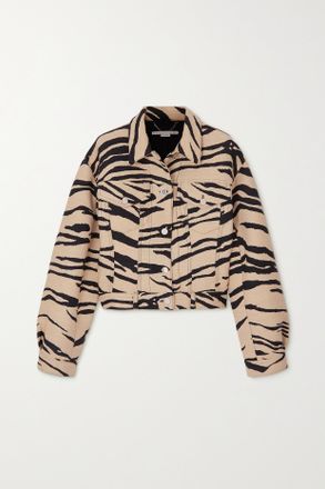 Stella McCartney Giacca In Jacquard Zebrato - Stampa animalier