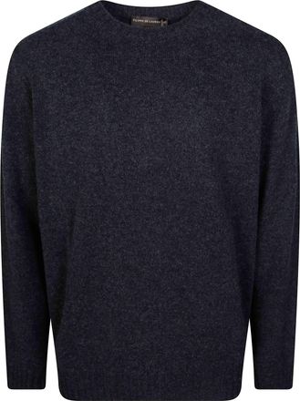 FILIPPO DE LAURENTIIS Fine-Knit Wool-Cashmere Blend Sweater
