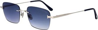 Tom Ford Jake Zonnebril - unisex - Zonnebrillen - Grijs - 54 MM - Accessoires