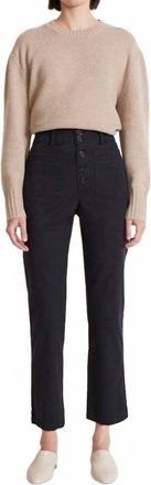 Apiece Apart Womens Slim Marston Jeans In Black