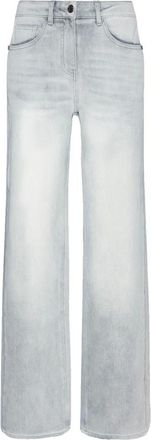 Elena Miro Jeans Mide Wide Leg - Jeans - Mujer - Gris - XL