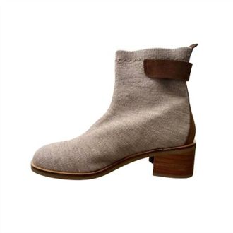 Softwaves Womens Blake Sweater Boots In Sahara/taupe