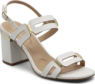 Adrienne Vittadini Adda Ankle Strap Sandal in White at Nordstrom Rack, Size 8.5
