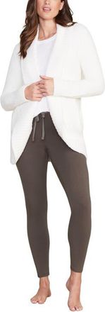 Barefoot Dreams CozyChic Chenille Circle Cardigan in Pearl at Nordstrom, Size X-Small