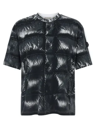 Moncler Black Cotton Mens T-Shirt
