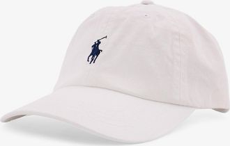 Polo Ralph Lauren Mens Baseball Hat White Cotton