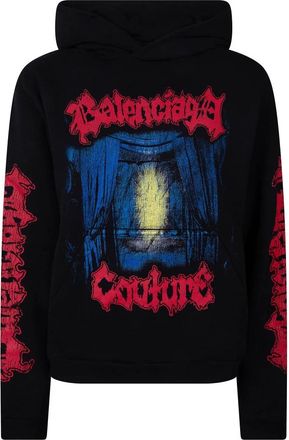 Balenciaga Hoodies & sweatvesten, Dames, Zwart, L, Hoodies