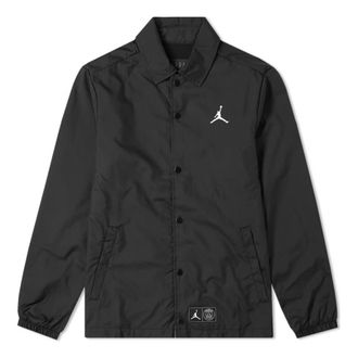 Nike Jordan Air Jordan Coach Jacket x Paris SaintGermain Black White BQ4213-010