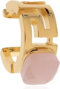 Versace Oor manchet met steen - Dames - Oorbellen - Geel - ONE Size - Accessoires