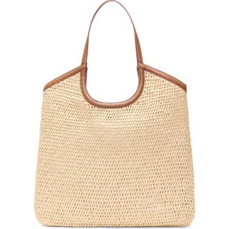 MZ Wallace Large Georgica Crochet Tote in Camel at Nordstrom