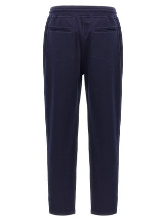 Brunello Cucinelli Mens Blue Cotton Joggers (workout Pants)
