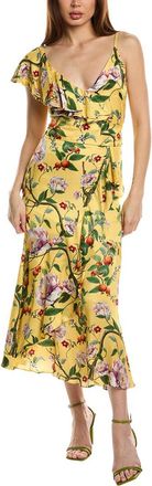 Borgo De Nor Borgo De Nor Isadora Silk-Blend Midi Dress