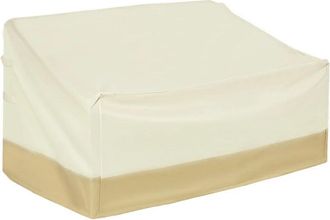 OUTSUNNY Rattan 3 Seat Bench Waterproof Furniture Cover - Beige | TJ Hughes