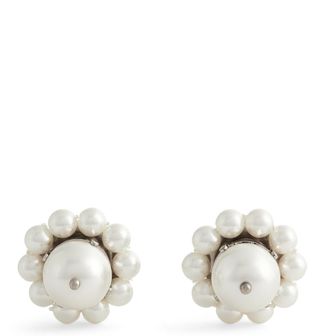 Simone Rocha Pearl Daisy Cufflink