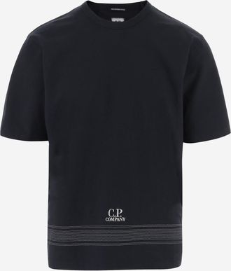 C.P. Company Black Logo T-shirt