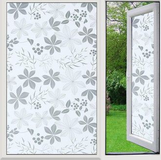 No Brand Una L&aacute;mina Para Ventanas De Vidrio Esmerilado, Transl&uacute;cida Pero Opaca, Para Mayor Privacidad, Ideal Para Ventanas De Ba&ntilde;o, Con Protecci&oacute;n Solar, De 30