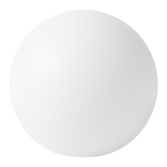 Beliani L&aacute;mpara Led Esf&eacute;rica De Exterior Material Sint&eacute;tico Ip67 Impermeable Con Mando A Distancia Blanco 26 Cm Jocoy