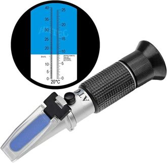 OEM Refract&oacute;metro Brix 0-90% Refract&oacute;metro Manual Para Determinar El Contenido De Az&uacute;car En Miel, Jarabe De Aceite Vegetal Y Melaza, Con Funci&oacute;n Atc E Ins