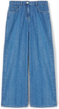 Motivi Kate wijde slouchy jeans - Dames - Loose Fit Jeans - Blauw - XS - Katoen - Jeans