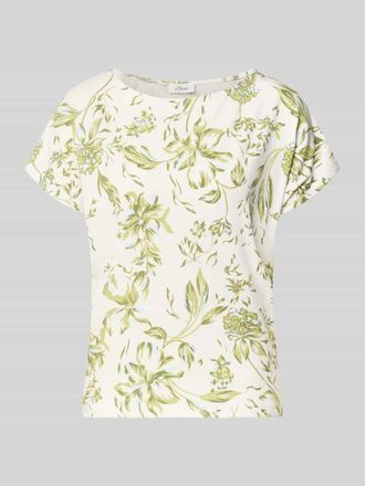 s.Oliver Red Label Relaxed Fit T-Shirt aus weichem Viskose-Mix in Weiss, Gr&ouml;&szlig;e 34